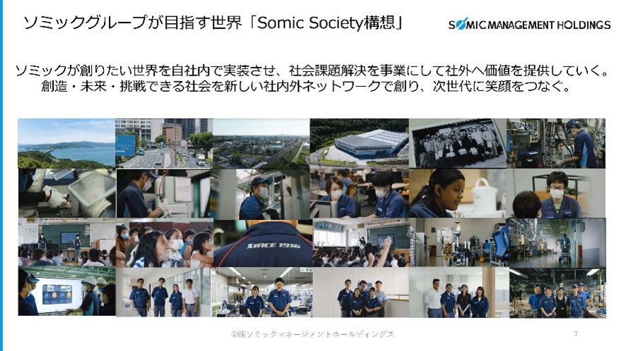 ソミックグループが目指す世界「Somic Society構想」